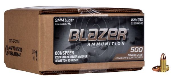 CCI205200BK500.jpg BLAZER BRASS 9MM 115GR FMJ 500/1 (120)