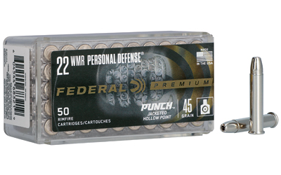 FED PUNCH 22WMR 45GR JHP 50/3000
