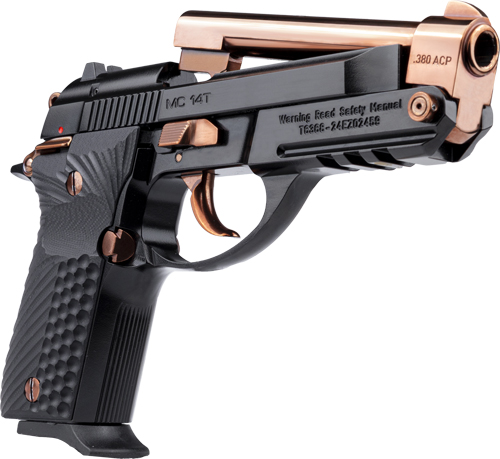 G390877_1.jpg GIRSAN MC14T COLORWAY 380ACP - G10 13RDS ROSE GOLD/GLOSS BLK
