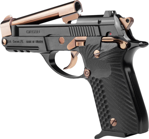 G390877_OPEN_REAR-ANGLE.jpg GIRSAN MC14T COLORWAY 380ACP - G10 13RDS ROSE GOLD/GLOSS BLK