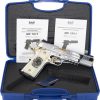 GIRSAN MC1911S LIBERADORE - 38 SUPER CHROME/GOLD ENGR. 8RD