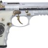 GIRSAN REGARD LIBERADORE II - 9MM GOLD/CHROME ENGR.18-SHOT