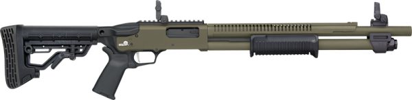 G50759.jpg MOSSBERG 590R TACTICAL 12GA - 18.5" 6RD ADJ STK OD GREEN