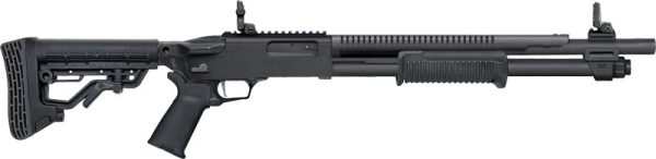 G50762.jpg MOSSBERG 590R TACTICAL 12GA - 18.5" 6RD ADJ STK CYL TUBE