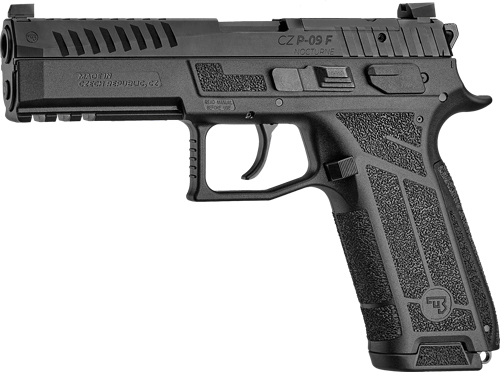 CZ P-09 F NOCTURNE OR 9MM FS - 19RD POLYMER FRAME BLACK