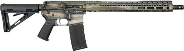 GBROPATFDEFLAG.jpg BLACK RAIN SPEC+ PATRIOT RIFLE - 5.56 16" FDE/OD GRN FLAG 30RD