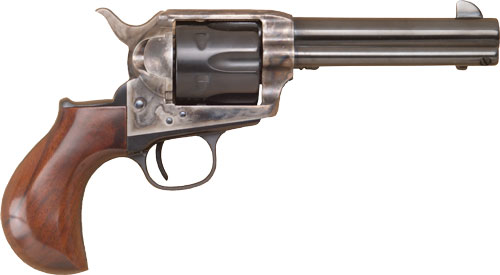 GCA347.jpg CIMARRON THUNDERER 45LC - FS 4.75" CC/BLUED WLNT BIRDSHD