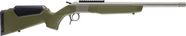 CVA SCOUT TD V3 450BM 22" - STAINLESS/OD GREEN SYNTHETIC<