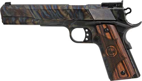 GEAGLEXL45CCNP_LEFT.jpg IVER JOHNSON EAGLE XL 45ACP - 6" 8RD CASE COLORED WOOD