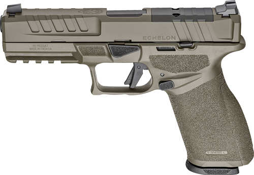 GEC9459GU_LEFT.jpg SPRINGFIELD ECHELON 9MM 4.5" - 17/20RD OD GREEN W/U-NOTCH
