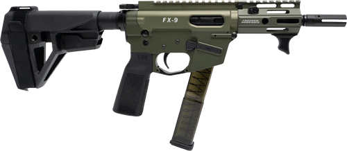 GFX9P4EODG_1.jpg FREEDOM ORDNANCE FX9 ELITE - PISTOL 4.5" 31RD SBA5 BRACE