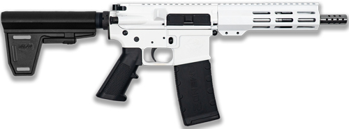 GL15223SSPBWHT.jpg GLFA AR15 PISTOL W/BRACE 223 - WYLDE 7.5" SS BARREL WHITE