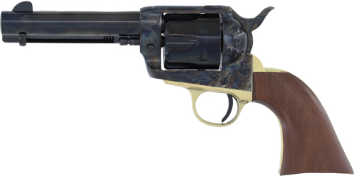 GPPP9MMDC_LEFT.jpg CIMARRON PISTOLERO 9MM/357MAG - DUAL CYLINDER 4.75" CC/WALNUT