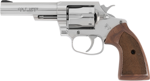 GVIPERSP4WRR.jpg COLT VIPER 357MAG 4.25" 6RD - STAINLESS WALNUT GRIPS