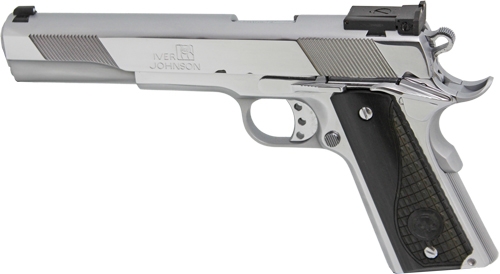 IVER JOHNSON EAGLE XL - 10MM 6" ADJ POLISHED CHROME