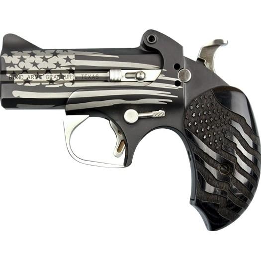 https3A2F2Fmedia.chattanoogashooting.com2Fimages2Fproduct2FBEBAOGPB2FBEBAOGPB-1.jpg Bond Arms Old Glory Handgun .45/410 2rd Capacity 3.5" Barrel Black Flag Black Driving Holster