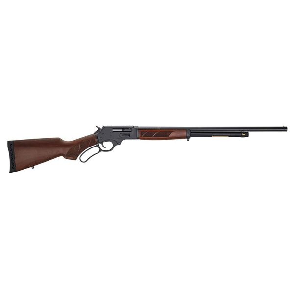 https3A2F2Fmedia.chattanoogashooting.com2Fimages2Fproduct2FHLH018G4102FH018G-410222.jpg Henry Lever Action .410 Bore Shotgun 6rd Capacity 24" Barrel Walnut Side Gate
