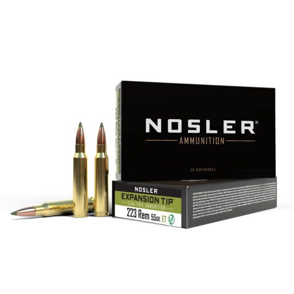 https3A2F2Fmedia.chattanoogashooting.com2Fimages2Fproduct2FNO401502FNO40150-1.jpg Nosler E-Tip Rifle Ammunition 223 Rem 55 gr E-Tip 3100 fps 20/ct