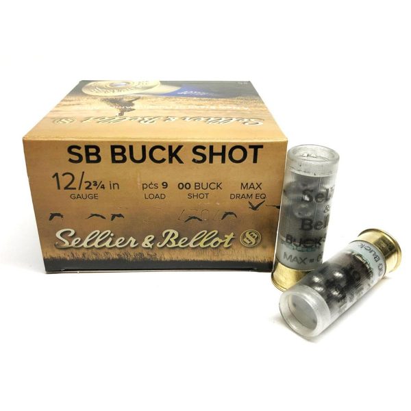 https3A2F2Fmedia.chattanoogashooting.com2Fimages2Fproduct2FZYSB12BSC2FZYSB12BSC_1.jpg Sellier & Bellot Shotshells 12 ga 2-3/4" 12 plts #00 1200 fps 25/ct