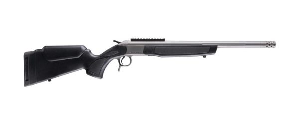 192093.jpg CVA CR4447S Scout Takedown 338 ARC Stainless Threaded Barrel & Receiver w/DuraSight Rail, Black Synthetic Stock