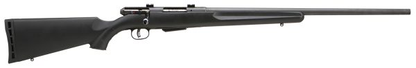 71360.jpg Savage Arms 19154 25 Walking Varminter Full Size 222 Rem 4+1 22" Matte Black Heavy Barrel, Matte Black Carbon Steel Receiver Drilled & Tapped, Matte Black Fixed Varmint Synthetic Stock, Right Hand