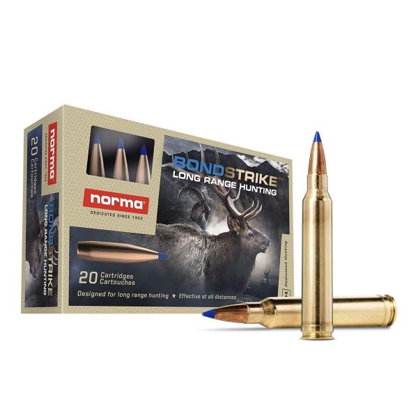 https3A2F2Fmedia.chattanoogashooting.com2Fimages2Fproduct2FNH201664022FNH20177762.jpg Norma BondStrike Rifle Ammunition 6.5 Creedmoor 143gr PT 2740 fps 20/ct
