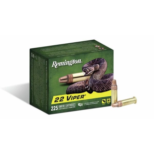 https3A2F2Fmedia.chattanoogashooting.com2Fimages2Fproduct2FRT212392FRT21239-1.jpg Remington Viper Rimfire Ammunition .22 LR 36gr TCSB 1410 fps 225/ct