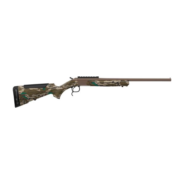 https3A2F2Fmedia.chattanoogashooting.com2Fimages2Fproduct2FVCGML410GLBR2FVCGML410GLBR1.jpg Retay Gamelander Mossy Oak Greenleaf Shotgun 410ga 3" Chamber Single Shot 22" Barrel Bronze Cerakote/Greenleaf Stock